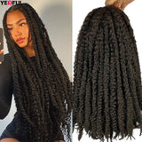 18”Marley Hair 30Strands/Pack Soft Marley Twist Braiding Hair For Senegalese Twist Crochet Braids Lightweight Cuabn Twist Hair