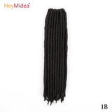 18inch Straight  Crochet Twist Hair Braids Synthetic Hair Extensions  Kanekalon Fiber Braiding For Black Women Hair HeyMide