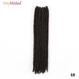 18inch Straight  Crochet Twist Hair Braids Synthetic Hair Extensions  Kanekalon Fiber Braiding For Black Women Hair HeyMide