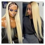 1B 613 Body Wave Human Hair Wig 13x6 Hd Lace Frontal Wig Brazilian 2 Tone Dark Root Ombre Blonde Lace Front Wigs For Black Women