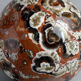 1pc 7.5-8cm Natural Money Lace Agate Sphere, Fengshui Fortune Ball, Home Decor Ornament, Holiday Gift & Crystal Stones Sphere