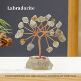 1PC 7 Chakra Healing Natural Stones Resin Healing Mini Crystal Tree Home Office Desk Living Room Feng Shui Decora for Good Luck