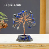 1PC 7 Chakra Healing Natural Stones Resin Healing Mini Crystal Tree Home Office Desk Living Room Feng Shui Decora for Good Luck