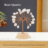 1PC 7 Chakra Healing Natural Stones Resin Healing Mini Crystal Tree Home Office Desk Living Room Feng Shui Decora for Good Luck