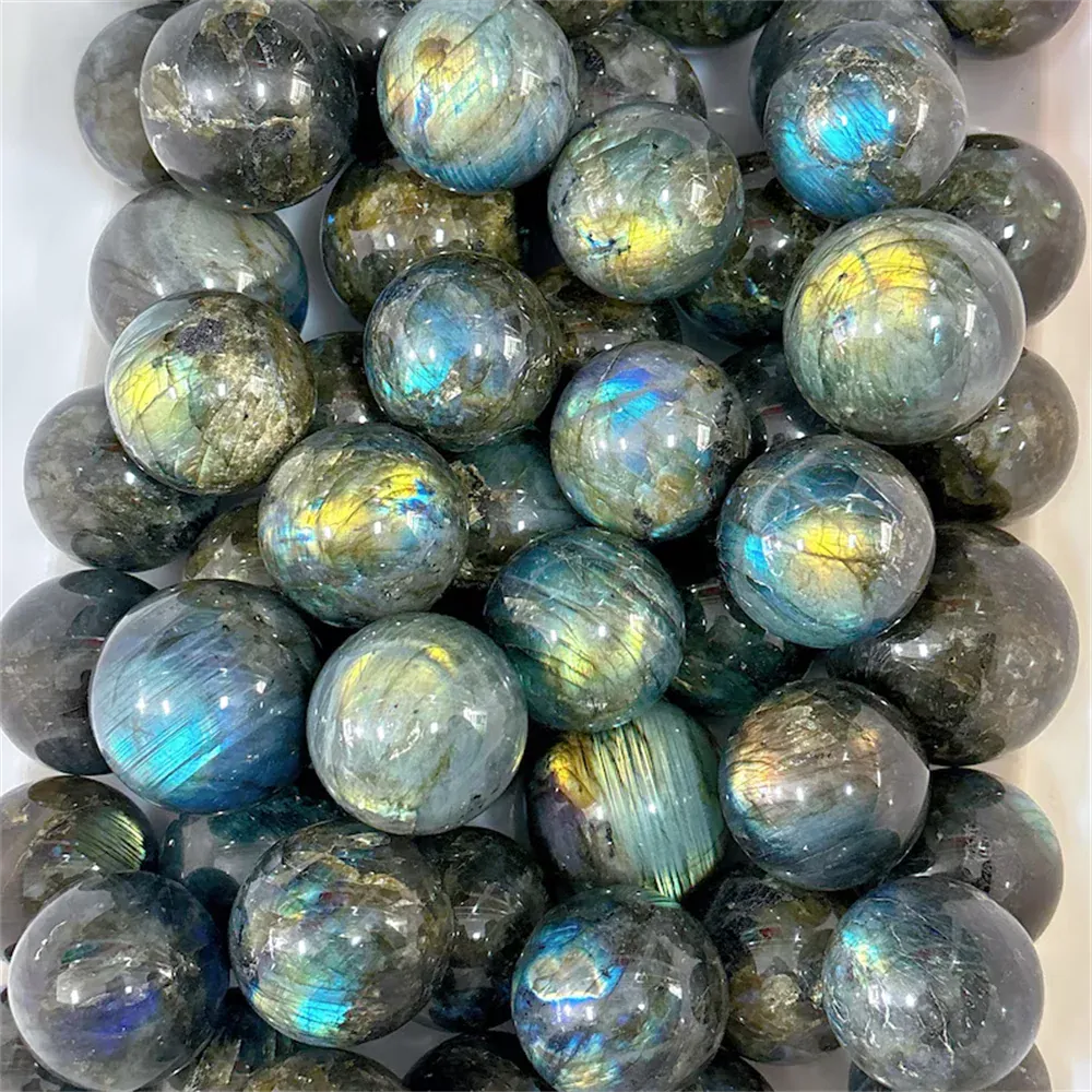 1pc Amazing labradorite balls Home decor, holiday party decor, crystal gifts for parents, Christmas, crystal gifts,