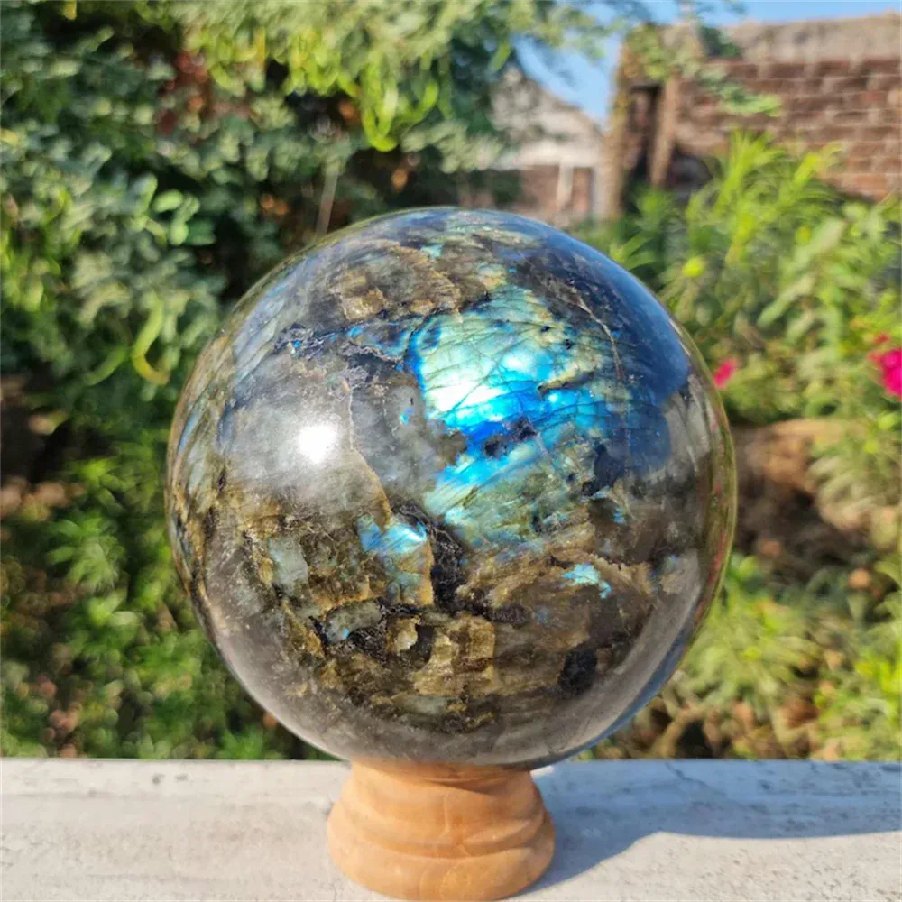 1pc Amazing labradorite balls Home decor, holiday party decor, crystal gifts for parents, Christmas, crystal gifts,