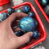 1pc Amazing labradorite balls Home decor, holiday party decor, crystal gifts for parents, Christmas, crystal gifts,