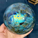 1pc Amazing labradorite balls Home decor, holiday party decor, crystal gifts for parents, Christmas, crystal gifts,