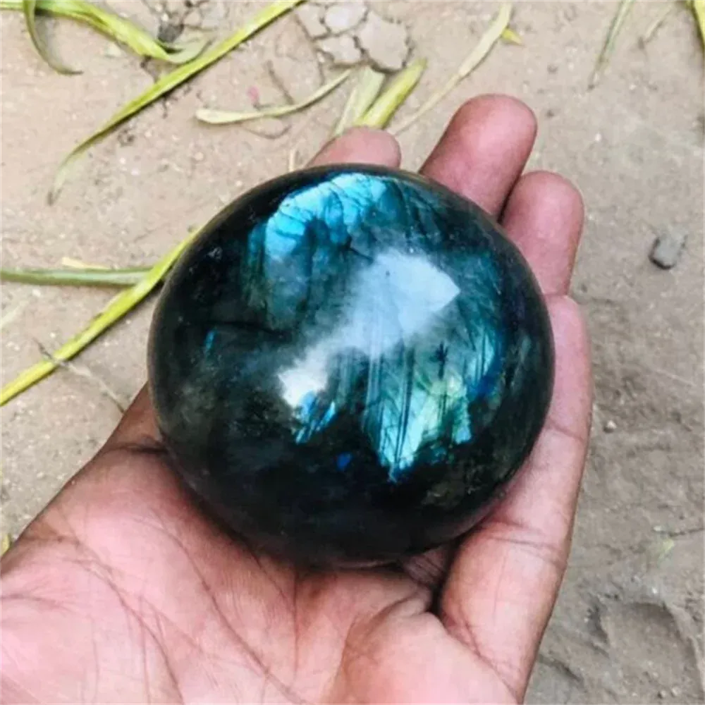 1pc Amazing labradorite balls Home decor, holiday party decor, crystal gifts for parents, Christmas, crystal gifts,