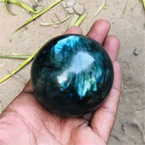1pc Amazing labradorite balls Home decor, holiday party decor, crystal gifts for parents, Christmas, crystal gifts,
