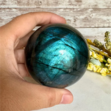 1pc Amazing labradorite balls Home decor, holiday party decor, crystal gifts for parents, Christmas, crystal gifts,