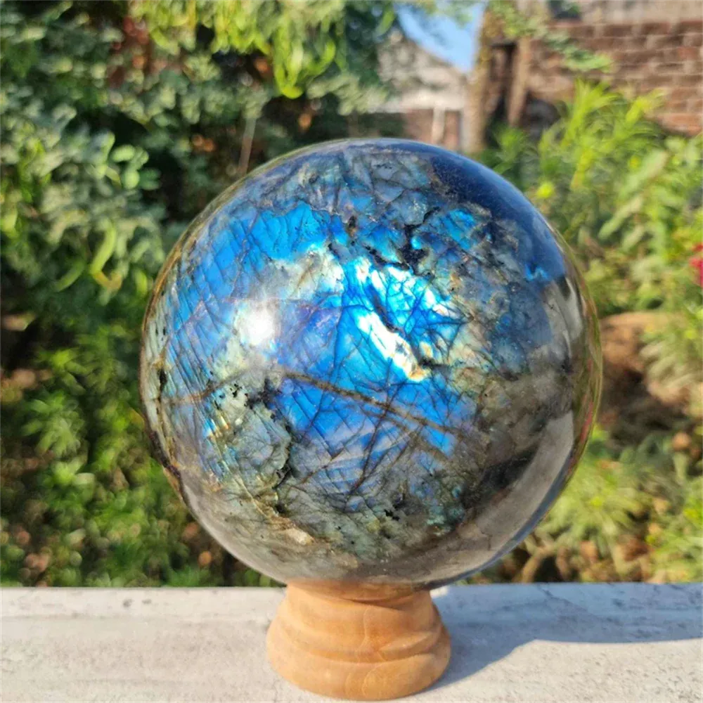 1pc Amazing labradorite balls Home decor, holiday party decor, crystal gifts for parents, Christmas, crystal gifts,