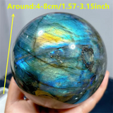 1pc Amazing labradorite balls Home decor, holiday party decor, crystal gifts for parents, Christmas, crystal gifts,