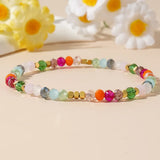 1pc Delicate Crystal Bead Style Boho Healing Women Beaded Bracelets  Best Gifts for Her Summer Trendy