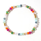1pc Delicate Crystal Bead Style Boho Healing Women Beaded Bracelets  Best Gifts for Her Summer Trendy