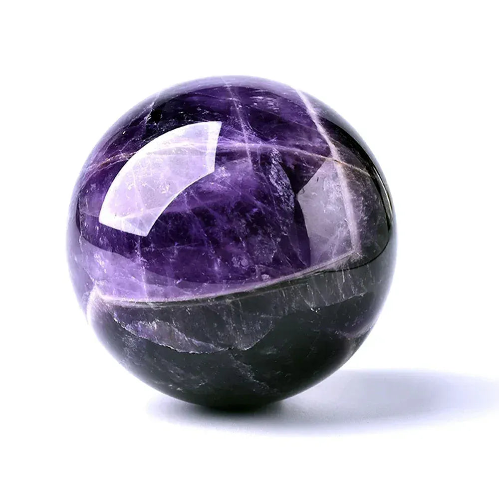 1PC Natural Dream Amethyst Ball Polished Massage Sphere Ball Reiki Healing Room Decor Crystal Crafts Stone Globe Souvenirs 4-7cm