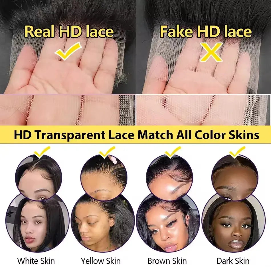 200% Density 13x6 13x4 Deep Wave Hd Lace Frontal Wigs Human Hair 30 40 Inch Wet And Wavy Loose Water Wave Lace Front Wig 360 Curly Lace Frontal Human Hair Lace Wigs For Women Human Hair 100% Human Hair