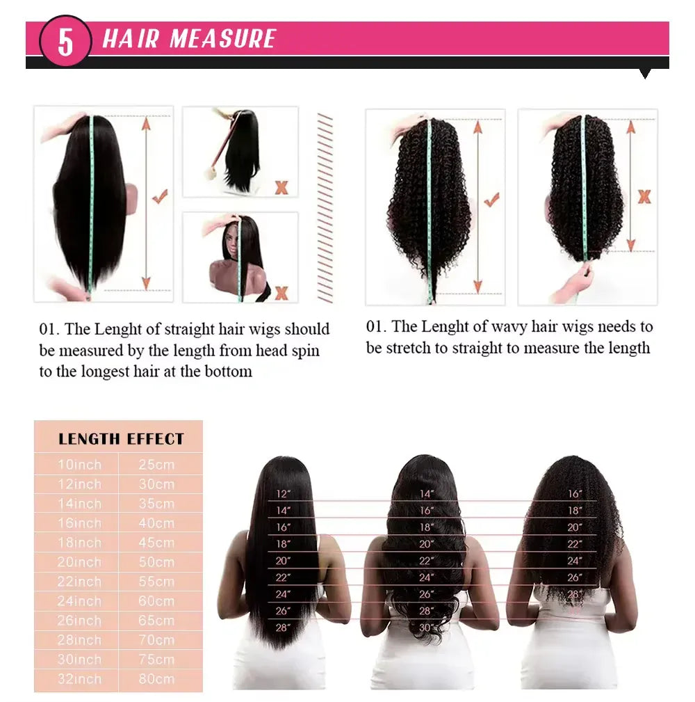 200 density HD curly human hair deep wave lace frontal wig with pre-plucked 13x4 lace front
