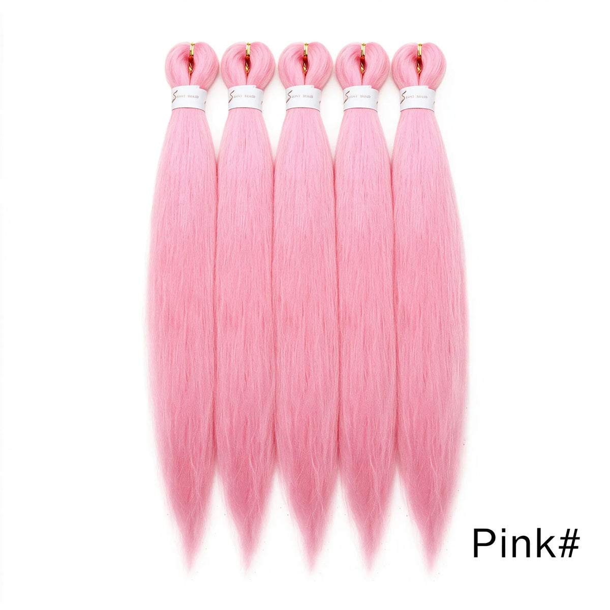 20Inch Synthetic 5PCS  Pre Stretched Braiding Ombre Hair Extension for Black Women Yaki Straight EZ Braid Hair Piece