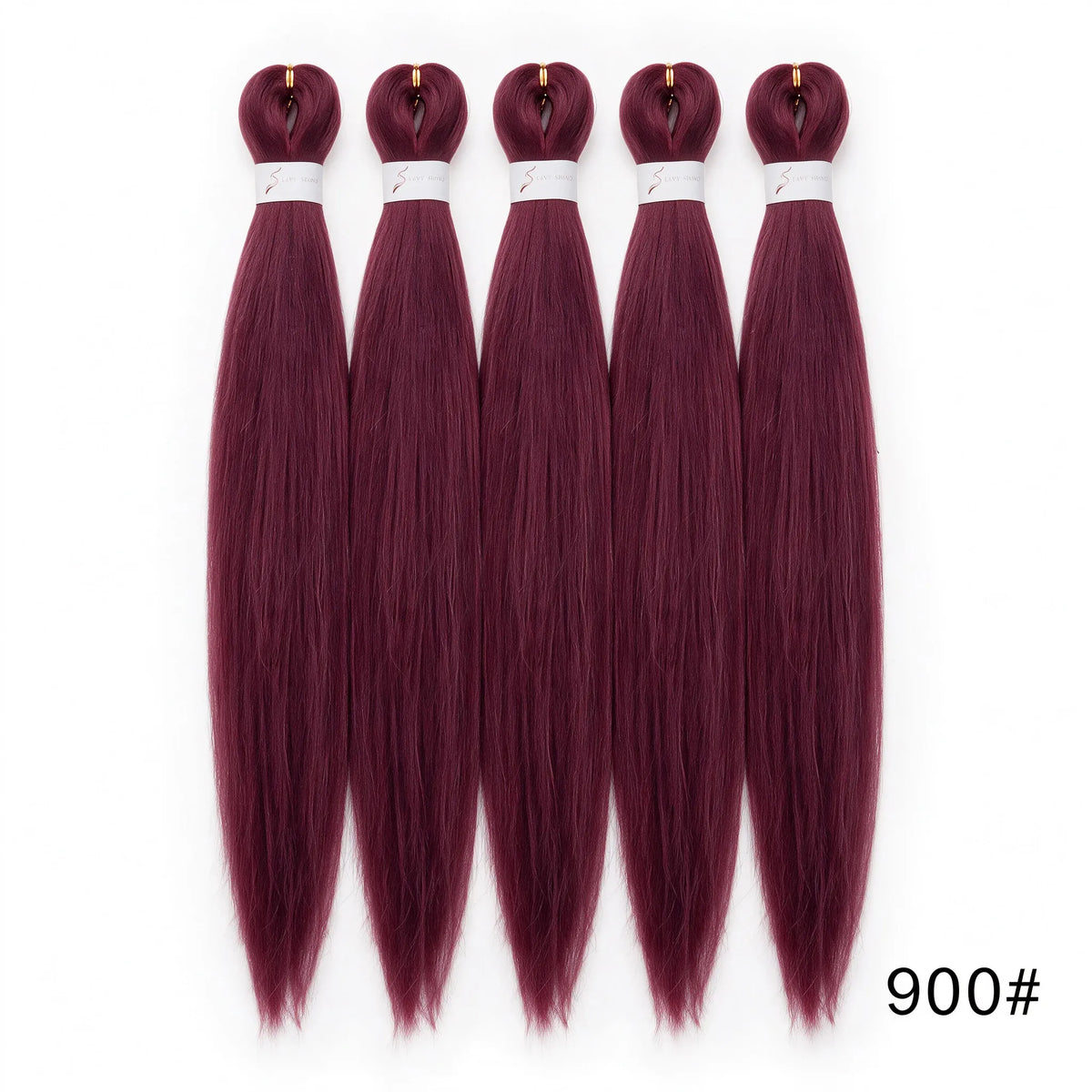 20Inch Synthetic 5PCS  Pre Stretched Braiding Ombre Hair Extension for Black Women Yaki Straight EZ Braid Hair Piece