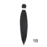 20Inch Synthetic 5PCS  Pre Stretched Braiding Ombre Hair Extension for Black Women Yaki Straight EZ Braid Hair Piece