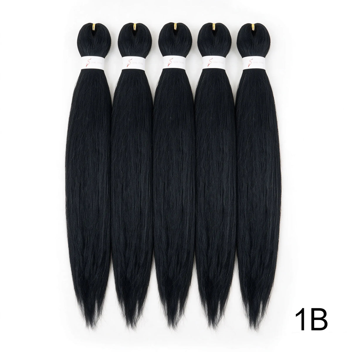 20Inch Synthetic 5PCS  Pre Stretched Braiding Ombre Hair Extension for Black Women Yaki Straight EZ Braid Hair Piece
