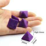 20mm Natural Agate Stone Gems Mineral Crystal Quartz Pyramid Chakra Reiki Energy Healing Point Tower Room Home Decoration Maison