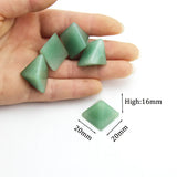20mm Natural Agate Stone Gems Mineral Crystal Quartz Pyramid Chakra Reiki Energy Healing Point Tower Room Home Decoration Maison
