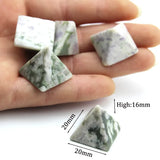 20mm Natural Agate Stone Gems Mineral Crystal Quartz Pyramid Chakra Reiki Energy Healing Point Tower Room Home Decoration Maison
