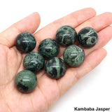 20mm Round Balls Natural Stone Sphere Healing Crystal Amethyst Energy Gems Globe for Jewelry Making DIY Necklace Home Decoration