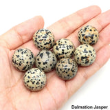 20mm Round Balls Natural Stone Sphere Healing Crystal Amethyst Energy Gems Globe for Jewelry Making DIY Necklace Home Decoration