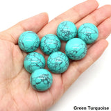 20mm Round Balls Natural Stone Sphere Healing Crystal Amethyst Energy Gems Globe for Jewelry Making DIY Necklace Home Decoration