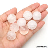 20mm Round Balls Natural Stone Sphere Healing Crystal Amethyst Energy Gems Globe for Jewelry Making DIY Necklace Home Decoration