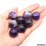 20mm Round Balls Natural Stone Sphere Healing Crystal Amethyst Energy Gems Globe for Jewelry Making DIY Necklace Home Decoration