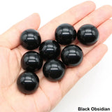 20mm Round Balls Natural Stone Sphere Healing Crystal Amethyst Energy Gems Globe for Jewelry Making DIY Necklace Home Decoration