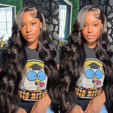 220 Density Body Wave Lace Human Hair Frontal Wig 13x4 13x6 Hd Transparent Lace Wigs For BLack Women Pre Plucked Front Hair Wigs