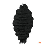 24 Inch Anna Hair Synthetic Loose Deep Wave Braiding Hair Extensions Rainbow Color Ombre Blonde Curl Twist Crochet Hair 300G