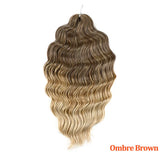 24 Inch Anna Hair Synthetic Loose Deep Wave Braiding Hair Extensions Rainbow Color Ombre Blonde Curl Twist Crochet Hair 300G