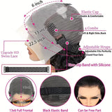 HSF Marketplace 250% density HD lace front wig with deep curly waves, pre-plucked hairline and baby hair