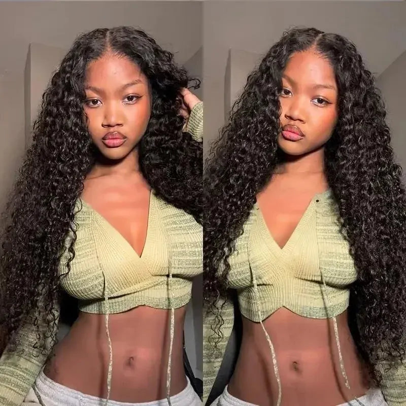 250% 300% Density Deep Wave Human Hair Wigs 100% Brazilian Transparent Hd Lace Wig 13x6 Human Hair High Density Lace Frontal Wig