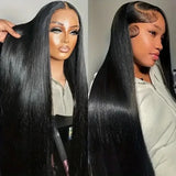 250% 40Inch Straight Lace Front Wigs Human Hair 13x6 HD Lace Frontal Wig 13X4 Bone Straight Human Hair Wig Pre Plucked For Women