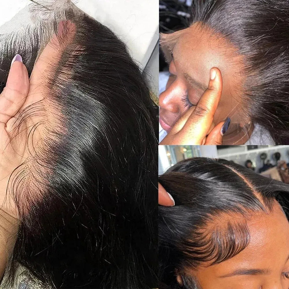250% 40Inch Straight Lace Front Wigs Human Hair 13x6 HD Lace Frontal Wig 13X4 Bone Straight Human Hair Wig Pre Plucked For Women