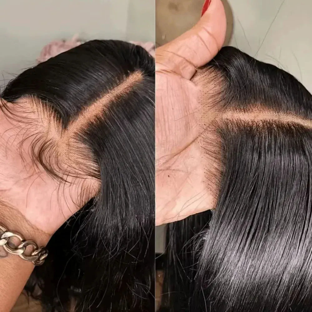 250% 40Inch Straight Lace Front Wigs Human Hair 13x6 HD Lace Frontal Wig 13X4 Straight Human Hair Wig Pre Plucked For Women