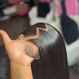 250% 40Inch Straight Lace Front Wigs Human Hair 13x6 HD Lace Frontal Wig 13X4 Straight Human Hair Wig Pre Plucked For Women
