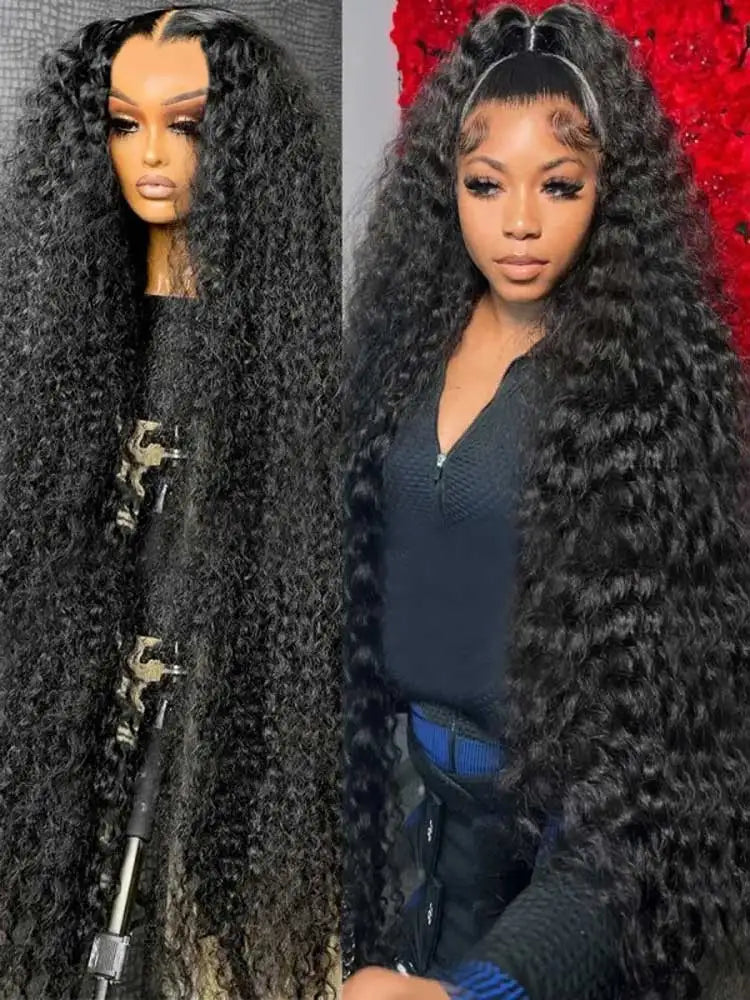 250% Density 13x6 Hd Transparent Jerry Curly Lace Front Wig Brazilian ...
