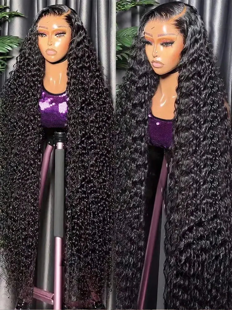 250 Density 36 Inch Jerry Curly Wave 13x4 Lace Front Wigs Human Hair 13x6 Hd Lace Front Wigs Deep Jerry Curly Wig Real Human Hair