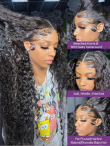 250 Density 36 Inch Jerry Curly Wave 13x4 Lace Front Wigs Human Hair 13x6 Hd Lace Front Wigs Deep Jerry Curly Wig Real Human Hair