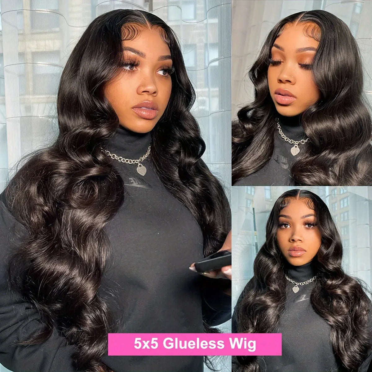 250 Density Body Wave Lace Front Wigs 13x4 13x6 40 Inch Lace Closure Wig 5x5 Gluless Transparent Human Hair Lace Frontal Wigs