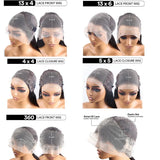 250 Density Bone Straight Human Hair Wigs 13x6 Hd Transparent Lace Frontal Wig 30 40 Inch Brazilian 360 Full Lace Front Human Hair Pre Plucked Wig For Women