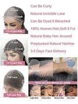 250 Density Deep Wave 40 Inch 13x6 Hd Lace Front Wig Human Hair Curly Wigs Water Wave Transparent Lace Front Wig For Black Women